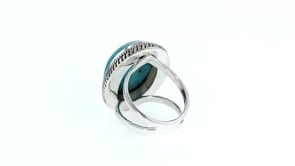 Turquoise Ring in Sterling Silver