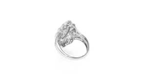 50 ct. t.w. Diamond Marquise-Shaped Ring in Sterling Silver