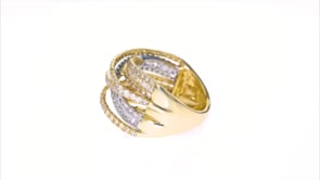 1.85 ct. t.w. Diamond Highway Ring in 14kt Two-Tone Gold  Details   (0)