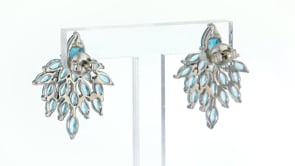7.20 ct. t.w. Blue Topaz Drop Earrings in Sterling Silver