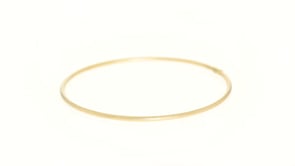 Italian 14kt Yellow Gold Textured Bangle Bracelet