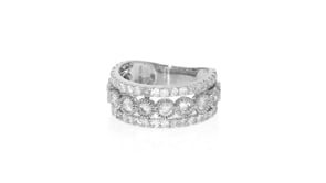 2.00 ct. t.w. Diamond Triple-Row Ring in 14kt White Gold