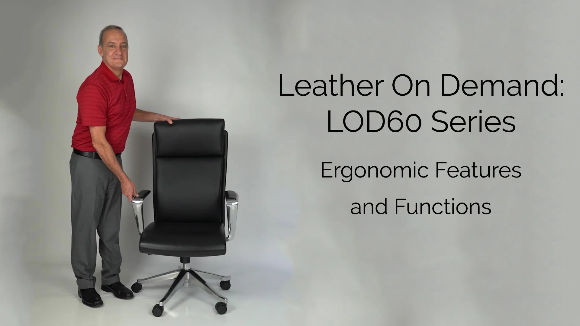 MODEL LOD68 BK | Leather On Demand