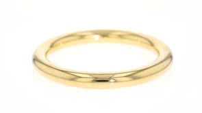 Italian Andiamo 9mm 14kt Yellow Gold Bangle Bracelet. 7.5