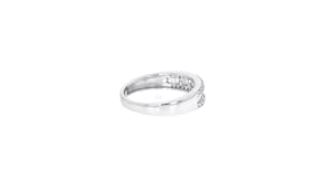 50 ct. t.w. Round and Baguette Diamond Ring in 14kt White Gold