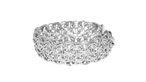 Sterling Silver Modified Byzantine-Link Bracelet