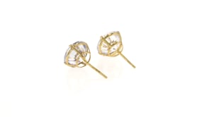 5.00 ct. t.w. CZ Stud Earrings in 14kt Yellow Gold
