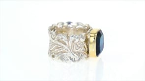 Labradorite Openwork Ring in Sterling Silver