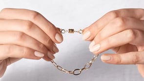 Italian 14kt Yellow Gold Magnetic Clasp Converter