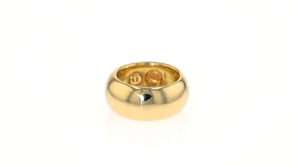 Italian 18kt Yellow Gold Dome Ring