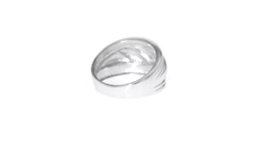 Sterling Silver Wide Roped Ring