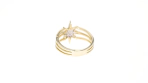 11 ct. t.w. Diamond Star Ring in 14kt Yellow Gold