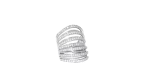 1.90 ct. t.w. Multi-Row Diamond Ring in Sterling Silver