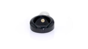 13-13.5mm Cultured Pearl Ring in Black Jade and 14kt Yellow Gold