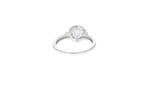 50 ct. t.w. Diamond Circle Cluster Ring in 14kt Two-Tone Gold