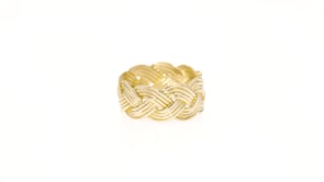14kt Yellow Gold Braided Ring