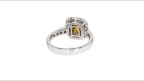 1.26 ct. t.w. Yellow and White Diamond Ring in 18kt Two-Tone Gold