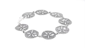Sterling Silver Sand Dollar Bracelet