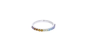 46 ct. t.w. Multi-Stone Ring in Sterling Silver