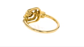 18 ct. t.w. Diamond Cluster Ring in 14kt Yellow Gold