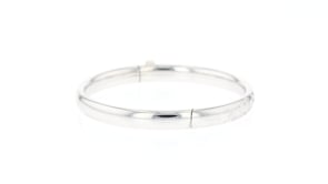 Baby's Sterling Silver Bangle Bracelet. 4.5