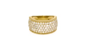2.00 ct. t.w. Diamond Ring in 18kt Gold Over Sterling