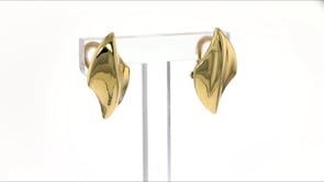 Italian 18kt Yellow Gold Clip-On Earrings