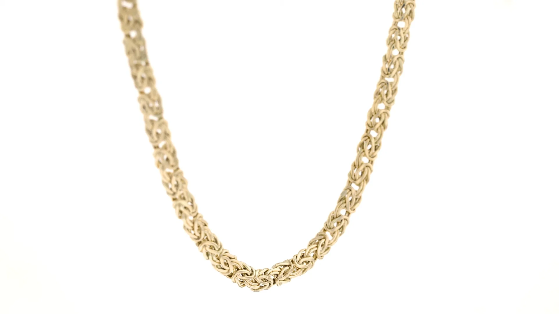 アクセサリー everyone gold necklace 4mm 14kt Yellow Gold Byzantine Necklace | Ross Simons