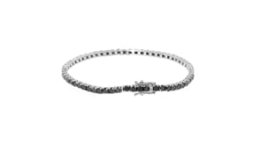 5.00 ct. t.w. Black Diamond Tennis Bracelet in 14kt White Gold