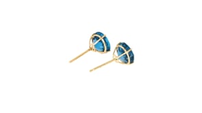 4.50 ct. t.w. London Blue Topaz Earrings in 14kt Yellow Gold