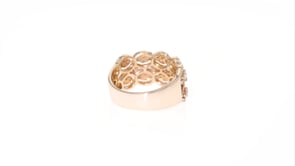 1.00 ct. t.w. Diamond Multi-Row Ring in 14kt Rose Gold