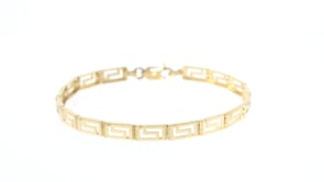14kt Yellow Gold Greek Key Bracelet