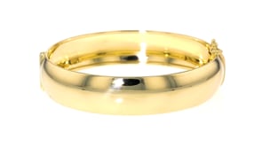 Italian 14kt Yellow Gold Bangle Bracelet