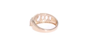 2.60 ct. t.w. Morganite and .14 ct. t.w. Diamond Ring in 14kt Rose Gold Over Sterling
