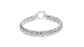 Wheat-Link Bracelet in Sterling Silver