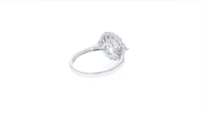 2.58 ct. t.w. CZ Ring in Sterling Silver