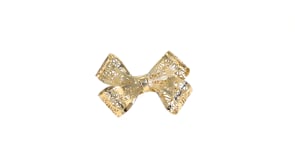 Italian 14kt Yellow Gold Filigree Bow Ring