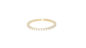 50 ct. t.w. Diamond Eternity Band in 18kt Gold Over Sterling