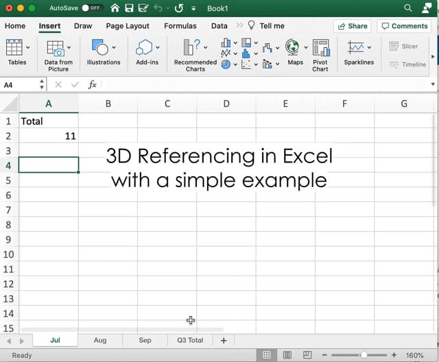 Excel Tip: 3D Referencing