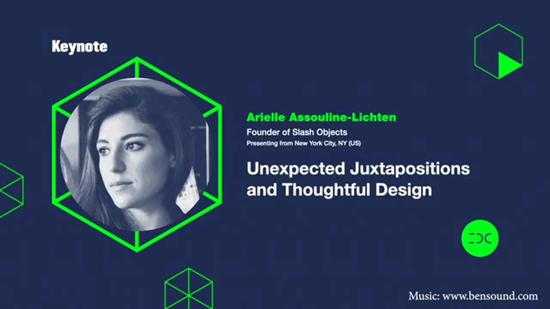 IDC 2020 - Arielle Assouline-Lichten - Unexpected Juxtapositions and Thoughtful Design