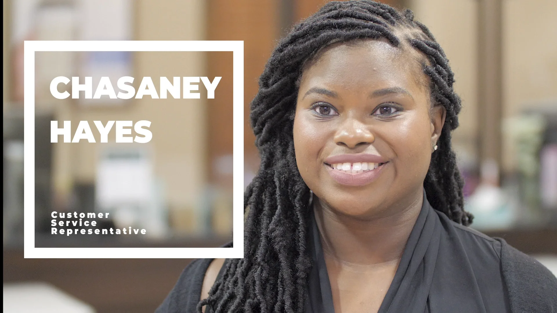 Alabama power customer service representative happy to see business 