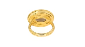 Italian 5.00 Carat Smoky Quartz Ring in 18kt Gold Over Sterling