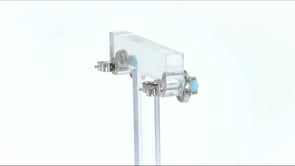 Larimar and .20 ct. t.w. White Topaz Earrings in Sterling Silver