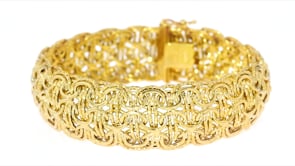 Italian 14kt Yellow Gold Multi-Link Bracelet. 7.5
