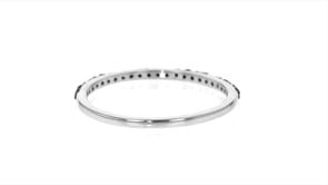 15 ct. t.w. Black Diamond Stackable Ring in 14kt White Gold