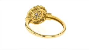 50 ct. t.w. Diamond Cluster Ring in 14kt Yellow Gold