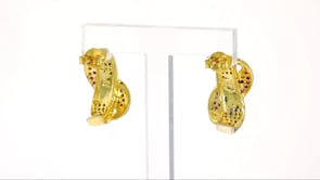 2.00 ct. t.w. Multi-Gemstone Drop Earrings in 18kt Gold Over Sterling