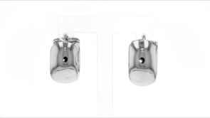 Sterling Silver Wide Hoop Earrings. 78