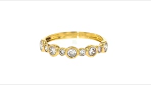 50 ct. t.w. Bezel-Set Diamond Ring in 14kt Yellow Gold