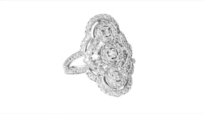 1.00 ct. t.w. Diamond Triple-Circle Ring in 14kt White Gold